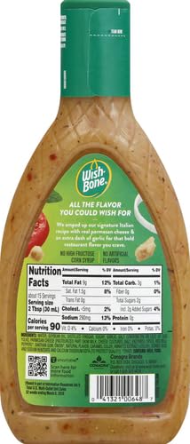 Wish-Bone Zesty Robusto Italian Salad Dressing, 15 FL OZ