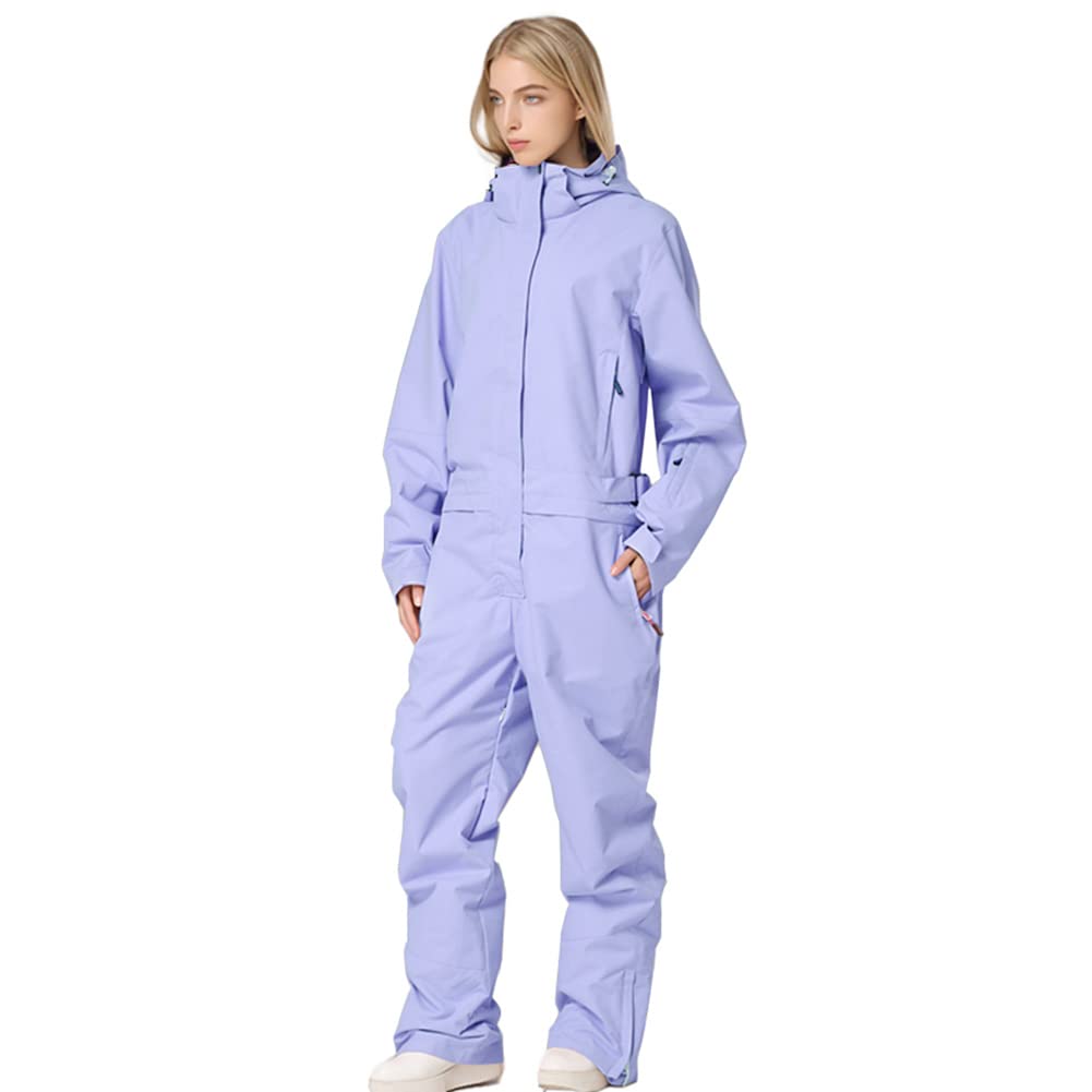 YEEFINE Women's Ski Suit One Piece Snowsuits Jumpsuits Winter Waterproof Snowboard Suits
