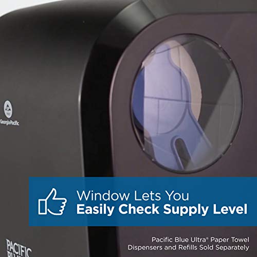 Pacific Blue Ultra 8” High-Capacity Recycled Paper Towel Roll by GP PRO (Georgia-Pacific), White, 26490, 1150 Feet Per Roll, 6 Rolls Per Case