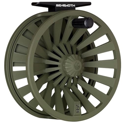 Redington Behemoth Fly Fishing Reel, Multipurpose Fly Reel for Freshwater and Saltwater, Large Arbor and Adjustable Drag
