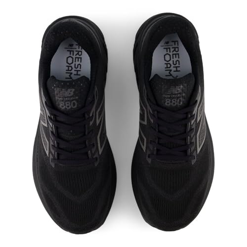 New Balance Men's Fresh Foam X 880 V15 Running Shoe, Black/Black/Black Metallic, 12.5 X-Wide