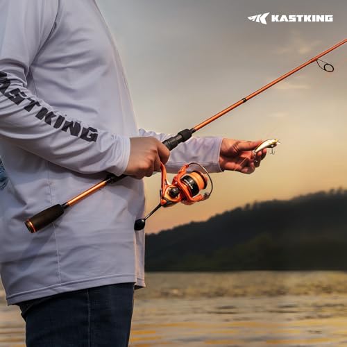 KastKing Lethal Blaze Twin-tip Spinning Combo-6'8" Medium-2000 Reel