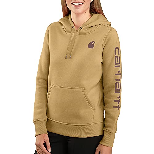 Carhartt Women's Clarksburg Graphic Sleeve Pullover Sweatshirt (Regular and Plus Sizes)