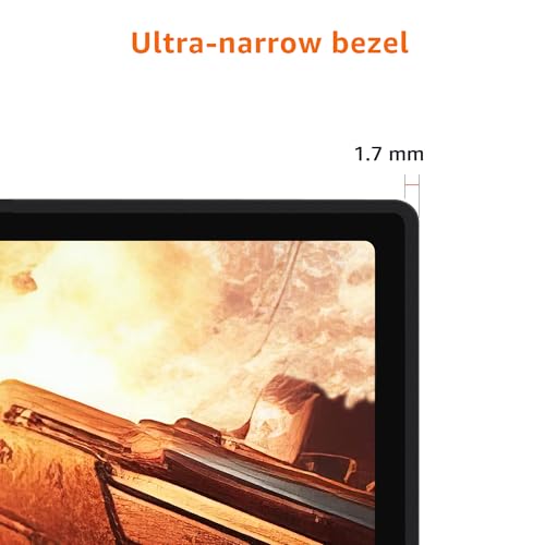 Amazon Basics 27 inch Gaming Monitor, FHD 1080P, 165Hz, VESA Compatible, Adaptive sync, 1ms Response, Black