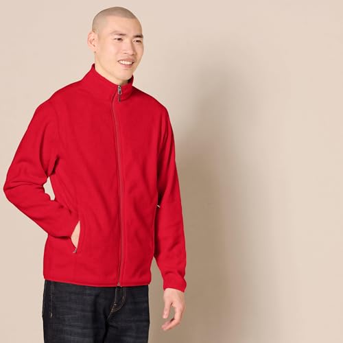 Amazon Essentials Men's Full-Zip Polar Fleece Jacket (Available in Big & Tall)