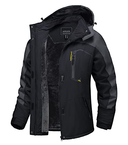 TACVASEN Women's Winter Jacket Waterproof Ski Jacket Hooded Fleece Lined Warm Snow Coat Mountain Windproof Rain Windbreaker