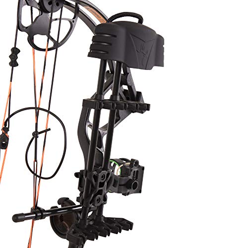 Bear Archery Royale Ready to Hunt Compound Bow Package for Adults and Youth, 12”- 27” Draw Length, 5-50 Lbs Draw Weight, Up to 290 FPS, Limbs Made in USA, Limited Life-Time Warranty