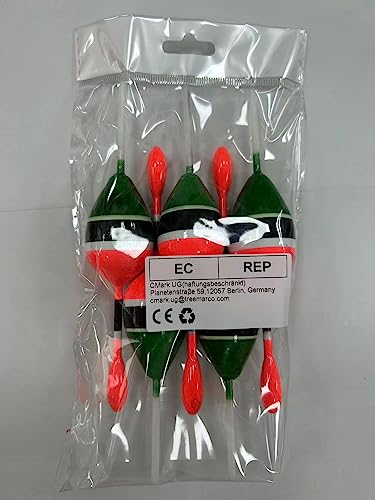 THKFISH Fishing Floats Bobbers Slide Floats Balsa Fishing Bobber Slip Bobbers for Crappie Panfish Trout Bass (1/2oz 2"x5.28") (1/6 1.6"x4.8") 5Pcs