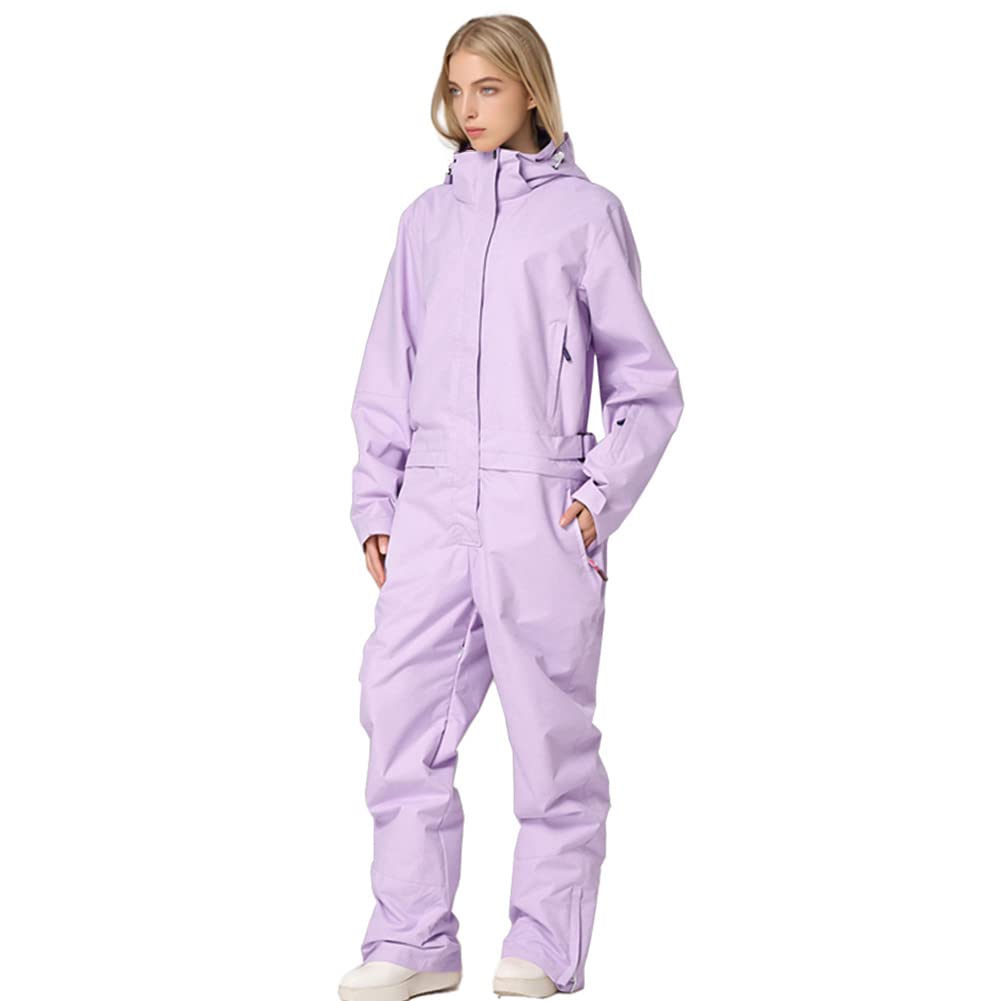 YEEFINE Women's Ski Suit One Piece Snowsuits Jumpsuits Winter Waterproof Snowboard Suits