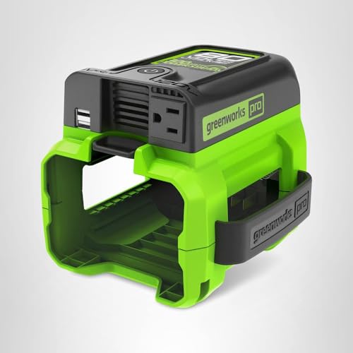 Greenworks Pro 80V (300 Watt) Power Inverter, 120V AC, for Charging Small Electronics, Smart Phones, Tablets, Small Televisions, Tool-Only, IV80A00