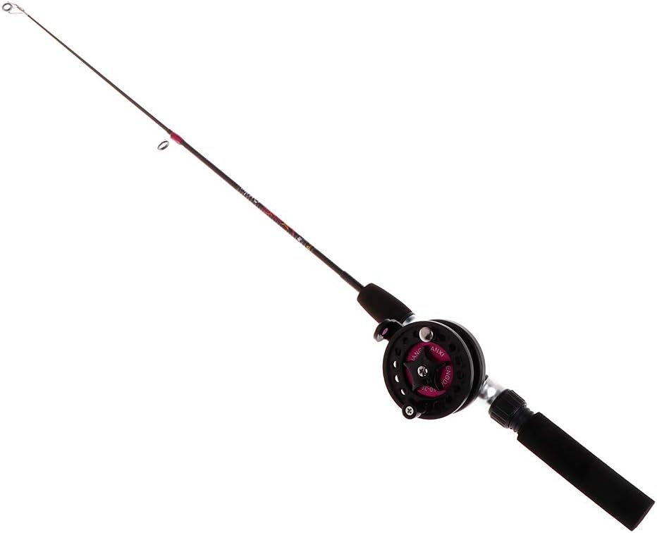 1 Set Fishing Rod with Fishing Reel Short Portable Winter Outdoor Ice Fishing Rods and Reels Combo Freshwater