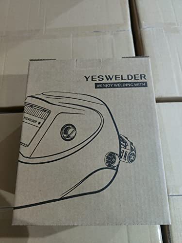 YESWELDER Large Viewing True Color Solar Powered Auto Darkening Welding Helmet with SIDE VIEW, 4 Arc Sensor Wide Shade 4/5-9/9-13 Welder Mask for TIG MIG ARC Grinding Plasma LYG-Q800D