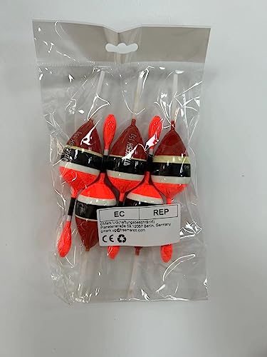 THKFISH Fishing Floats Bobbers Slide Floats Balsa Fishing Bobber Slip Bobbers for Crappie Panfish Trout Bass (1/2oz 2"x5.28") (1/6 1.6"x4.8") 5Pcs