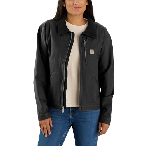 Carhartt Women's Rugged Flex Loose Fit Canvas Detroit Jacket