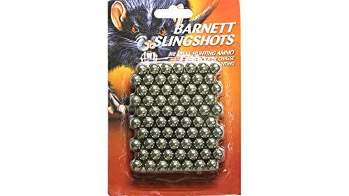 Barnett Stainless Steel Slingshot Ammo for Barnett Slingshots, Hunting Quality, 38 Caliber
