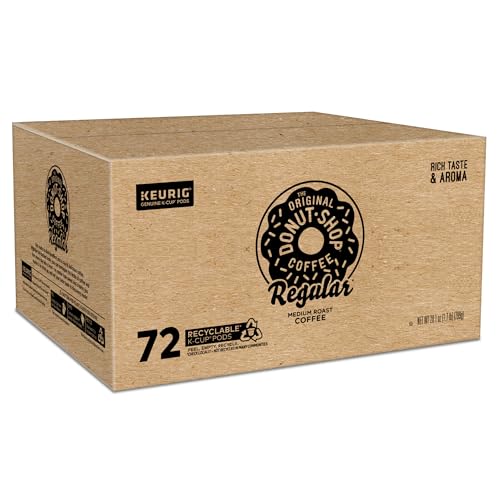 The Original Donut Shop Regular Keurig Single-Serve K-Cup Pods, Medium Roast Coffee, 96 Count