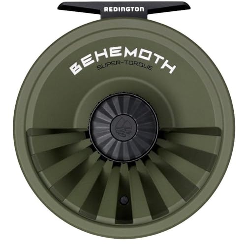 Redington Behemoth Fly Fishing Reel, Multipurpose Fly Reel for Freshwater and Saltwater, Large Arbor and Adjustable Drag