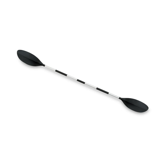 Intex 69629E 86" Kayak Paddle: Ribbed Spoon Shaped Blades – Durable Lightweight Shaft – Comfortable Grips – 3-Position Feather Adjustability – TUV RL Approved