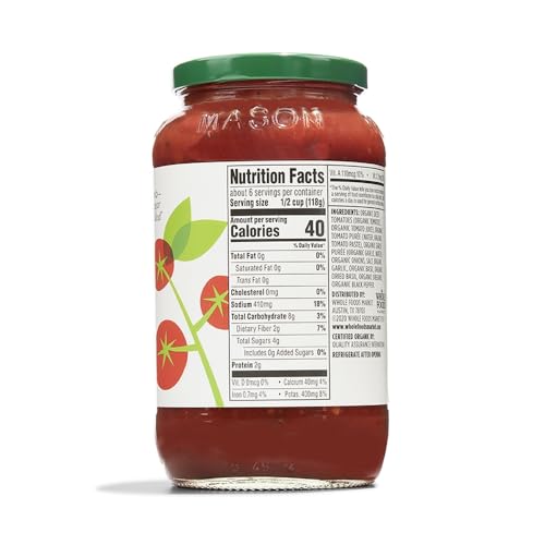 365 by Whole Foods Market, Organic Marinara Pasta Sauce, 25 OZ