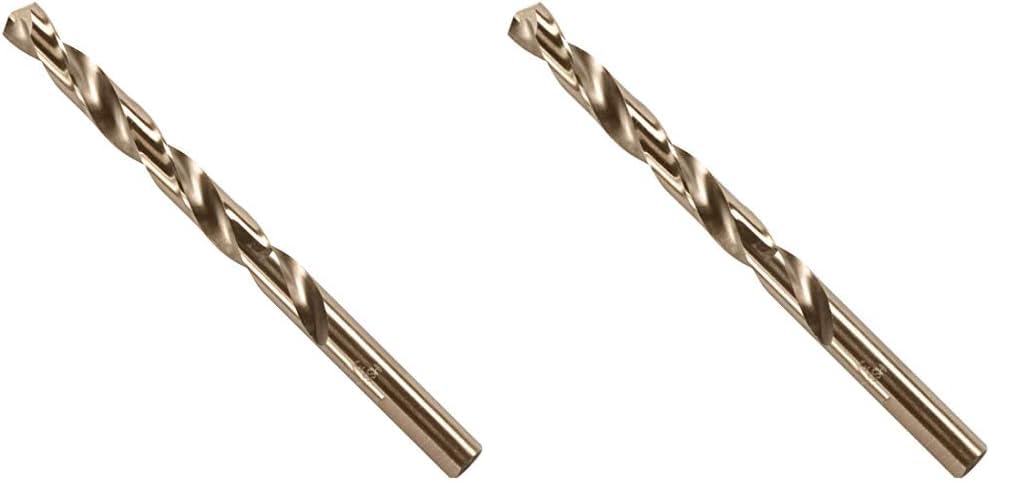 BOSCH CO14B 14-Piece Assorted Set with Included Case - Cobalt M42 Metal Drill Bits with Three-Flat Shank for Drilling Applications in Stainless Steel, Cast Iron, Titanium, and Light-Gauge Metal