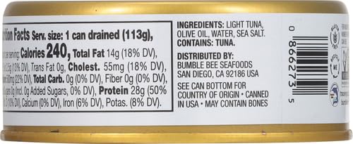 Bumble Bee Prime Atlantic Salmon, 5 oz Can - Premium Salmon - 24g Protein per Serving - Gluten Free & Kosher