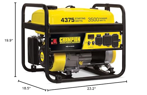Champion Power Equipment 4375-Watt RV Ready Portable Generator with CO Shield