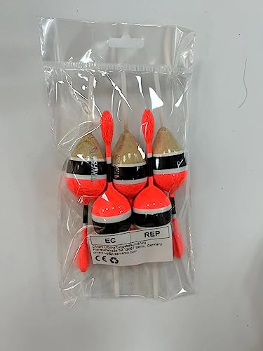 THKFISH Fishing Floats Bobbers Slide Floats Balsa Fishing Bobber Slip Bobbers for Crappie Panfish Trout Bass (1/2oz 2"x5.28") (1/6 1.6"x4.8") 5Pcs