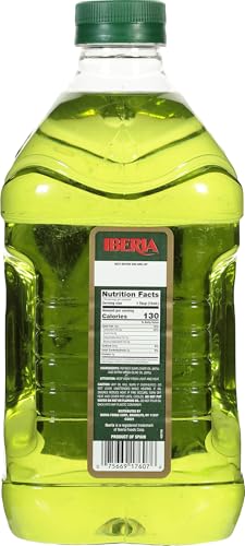 Iberia Premium Blend, Sunflower Oil & Extra Virgin Olive Oil, High Heat Frying, 68 Fl Oz