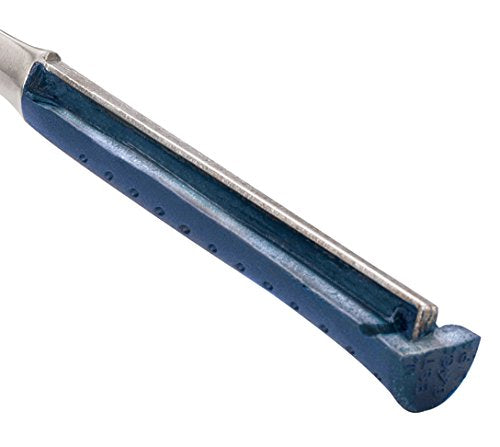 ESTWING Framing Hammer - 22 oz Long Handle Straight Rip Claw with Milled Face & Shock Reduction Grip - E3-22SM
