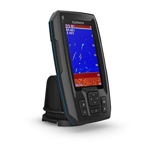 Garmin Striker Plus 4 with Dual-Beam Transducer and Protective Cover, 4.3" LED Display, 1.1 lbs, Fishfinder, Plus 4 Model