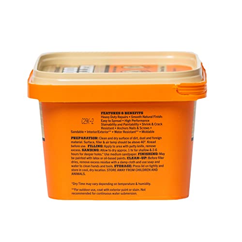 Gorilla All Purpose Wood Filler Wood Repair Kit with Putty Knife and Sanding Block