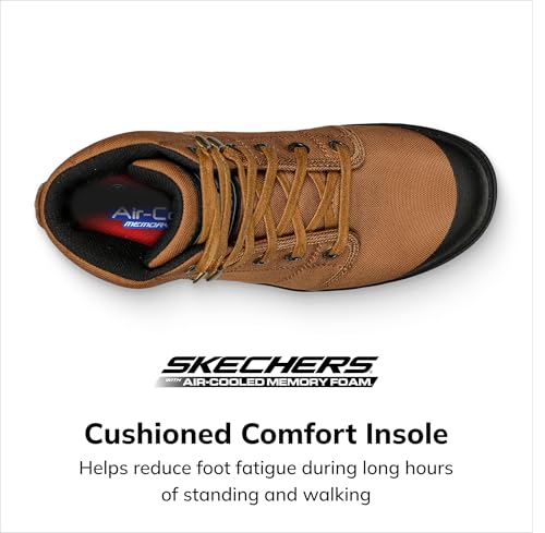 Skechers Womens Rotund Darragh Work Lace-Up Boot Safety Toe