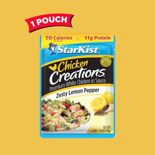 StarKist Chicken Creations, Chicken Salad, 2.6 oz Pouch (Pack of 12)