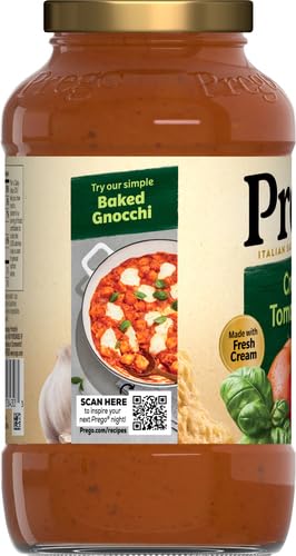 Prego Traditional No Sugar Added Pasta Sauce, 23.5 Oz Jar (Case of 6)