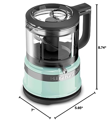 KitchenAid 3.5 Cup Food Chopper KFC3516AQ, Aqua Sky
