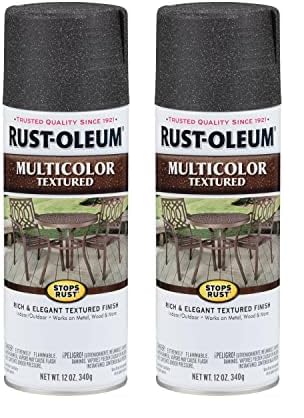 Rust-Oleum 223524-6PK Stops Rust Multi-Color Textured Spray Paint, 12 oz, Desert Bisque, 6 Pack, Beige