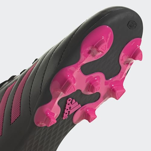 adidas Soccer Goletto VIII Firm Ground Cleats (Toddler/Little Kid/Big Kid) Black/Team Shock Pink 2/Black 1.5 Little Kid M