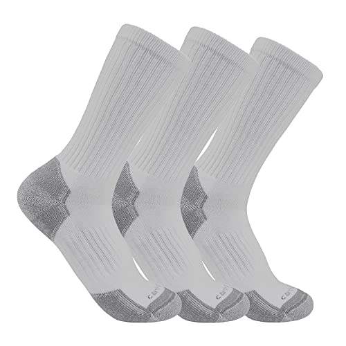 Carhartt Men's Midweight Cotton Blend Sock 3 Pack