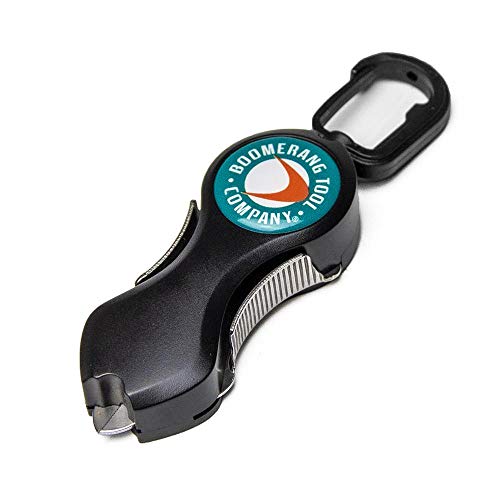 Boomerang Tool Company SNIP Fishing Line Cutters with Retractable Tether and Stainless Steel Blades that Cut Braid, Mono and Fluoro Lines Clean and Smooth!