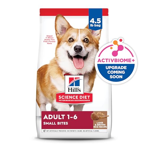 Hill's Science Diet Adult 1-6, Adult 1-6 Premium Nutrition, Small Kibble, Dry Dog Food, Chicken & Barley, 35 lb Bag