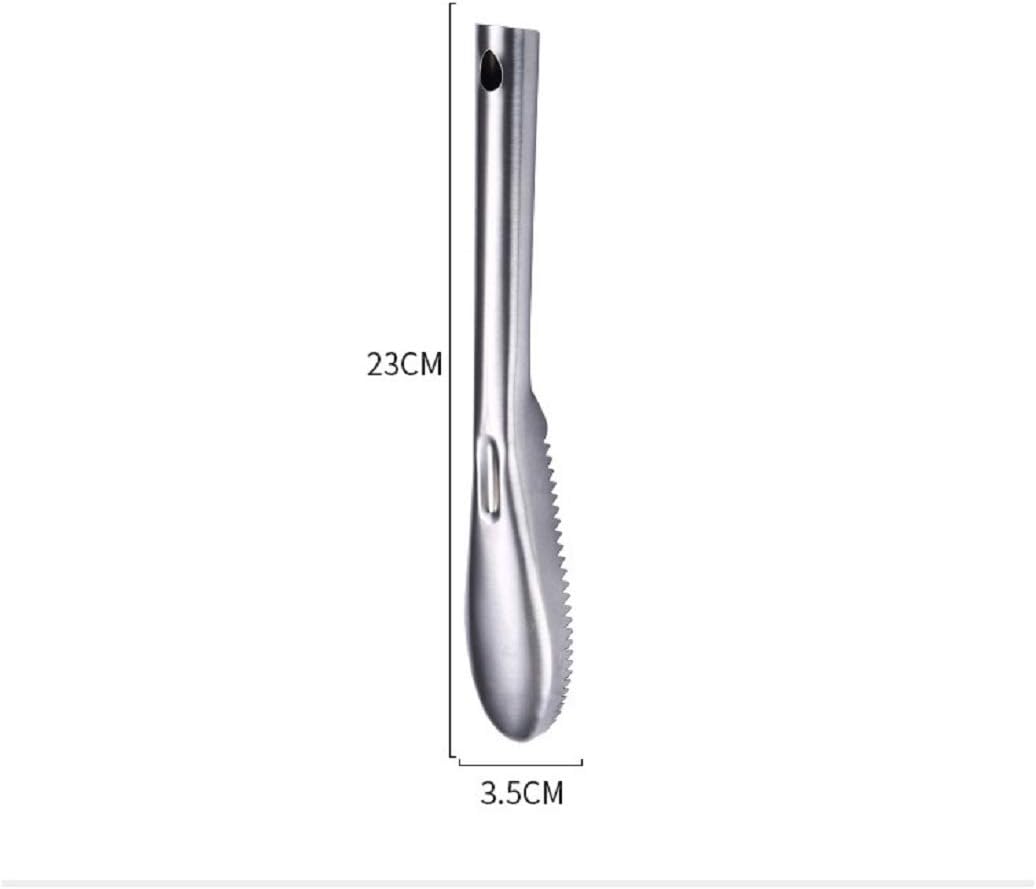 Fish Scaler Brush Fish Scaler Remover with Stainless Steel Sawtooth Easily Remove Fish Scales-Cleaning Brush Scraper Kitchen Tool