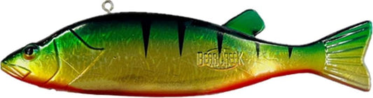 K&E STOPPER LURES 8" Perch Spearing Decoy / 1 Pack/Metallic Perch