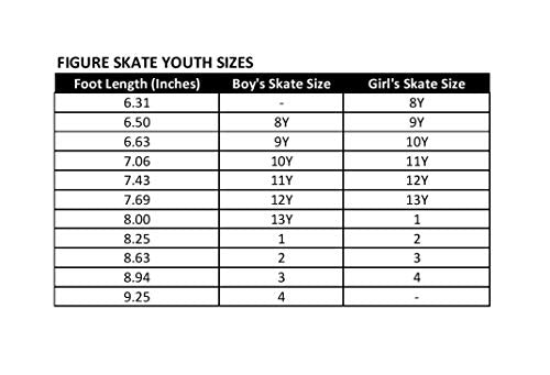 American Athletic Shoe Girl's Soft Boot Ice Skates, White, 4 (51604)