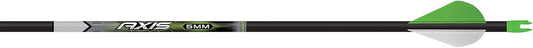Easton 5MM Axis Half-Dozen Arrows w/HIT Insert-2" Blazers Vanes/Black-300 Spine