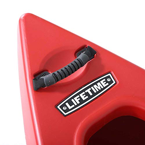 Lifetime Kodiak Canoe with 2 Paddles, Red, 13'