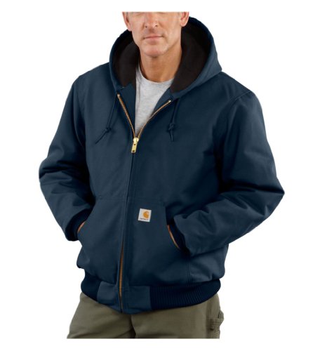 Carhartt Men's Loose Fit Firm Duck Insulated Flannel-Lined Active Jacket
