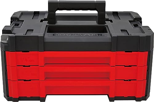 Craftsman VERSASTACK Mechanics Tool Set, 1/4 in, 3/8 in, and 1/2 in Drive, 230 Piece (CMMT45306)