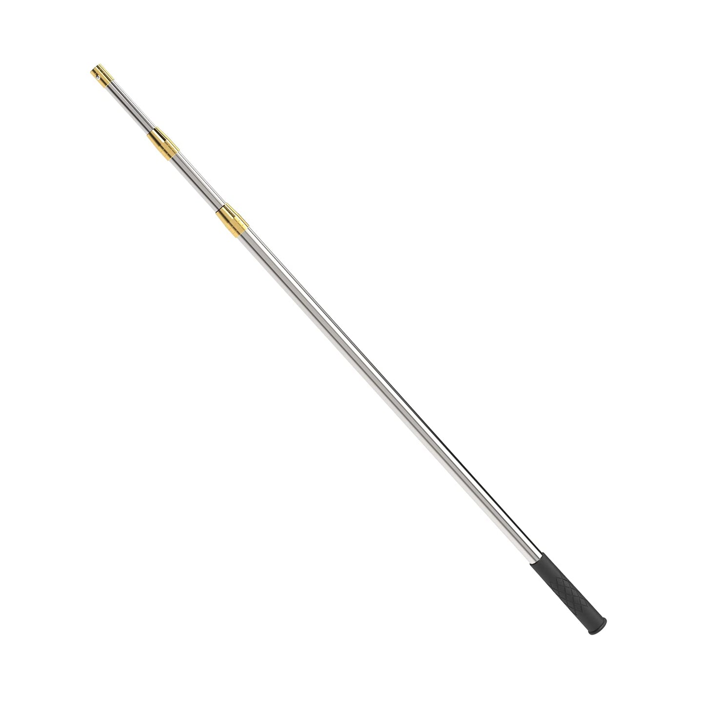 Cyfie Retractable Fishing Gaff, Stainless Steel Flounder Gig Frog Gig Gaff Pole, Muti-Size Telescopic Fishing Gaff with 8mm Screw, Capable for Gaff Harpoon Hook