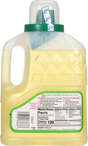 Crisco Pure Canola Oil, 64 Fluid Ounce