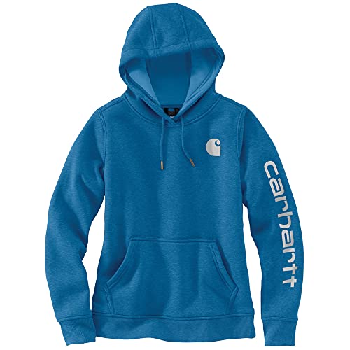Carhartt Women's Clarksburg Graphic Sleeve Pullover Sweatshirt (Regular and Plus Sizes)